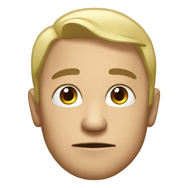 a regular sticker with a condemning look sticker