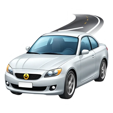 Driving fast sticker