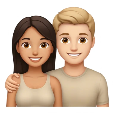 latina girl with white boy sticker