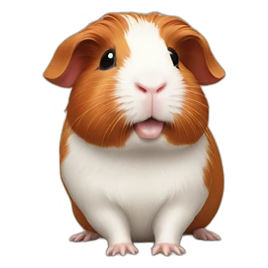 Guinea pig red sticker