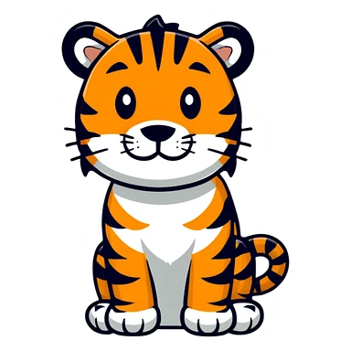 tiger sticker