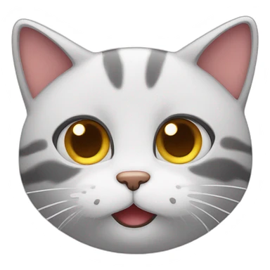 uwu cat face sticker