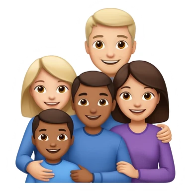Happy family sticker
