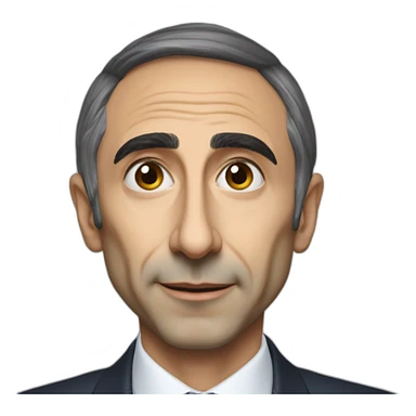Eric zemmour qui fait un doigt d’honneur sticker
