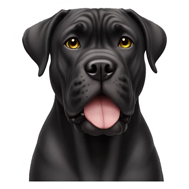 cane corso black sticker