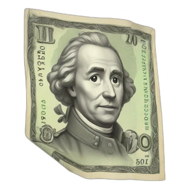 Russian money sticker