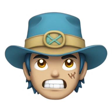 Franky one piece sticker