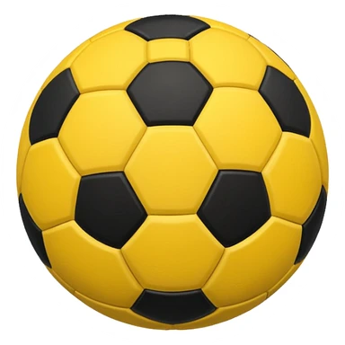 pelota amarilla con negro sticker