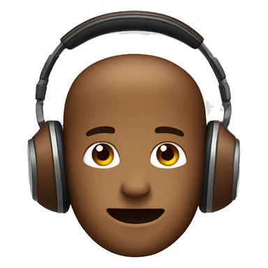 Brown Marshall headphones  sticker