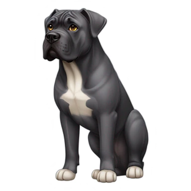 Dog Cane Corso full body sticker