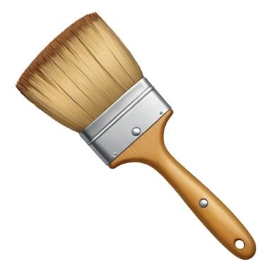 artist's brush sticker