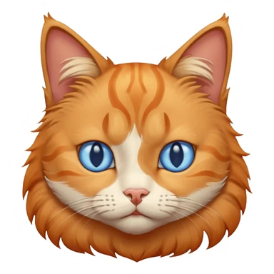 a tired cat sticker