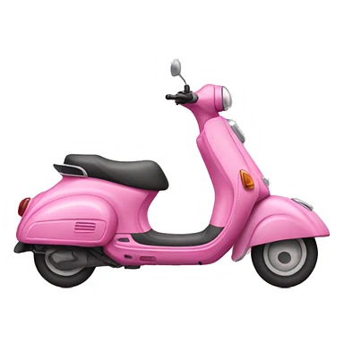 Pink scooter sticker