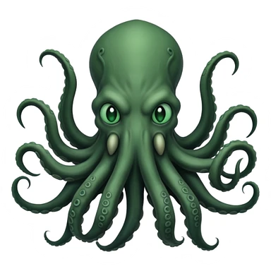 black Cthulhu sticker