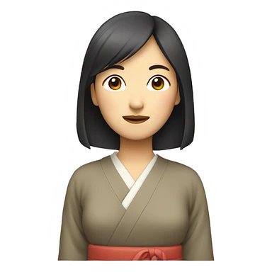 japanese woman sticker