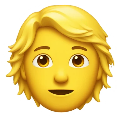 Yellow head turned to the side  sticker