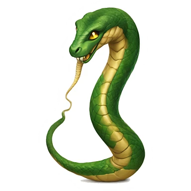 Lâmpada dourada antiga, símbolo da enfermagem, com uma serpente na frente. sticker