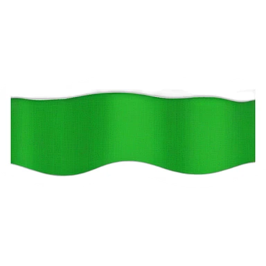 Bandera verde, blanco, verde en horizontal sticker