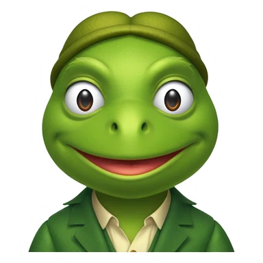 Kermit with different feelings sticker