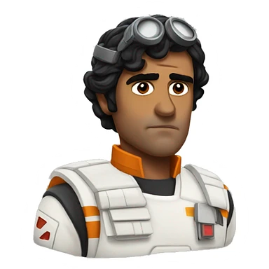 poe dameron sticker