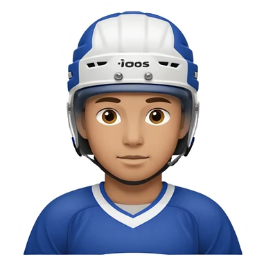 a hockey player sticker