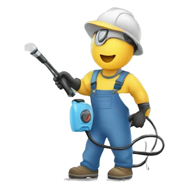 Pressure washing ac sticker