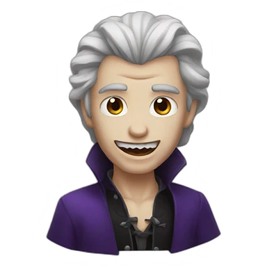 Un vampire nu sticker