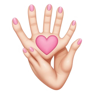 hand heart but with feet instead of a hand sticker