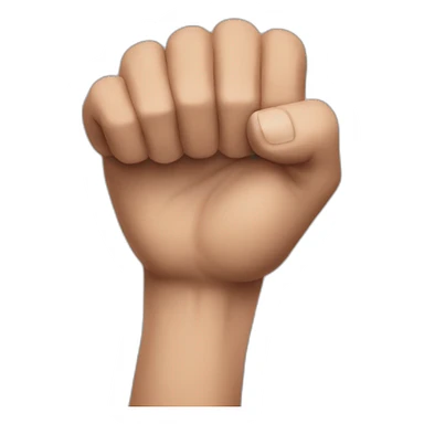 A big muscular hand  sticker