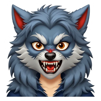 woman werevolf sticker