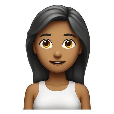 Una chica con cólicos menstruales  sticker