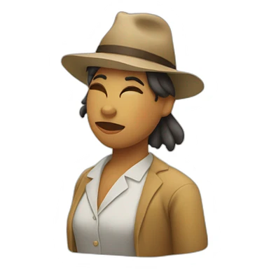 uma pessoa gritando é gain sticker