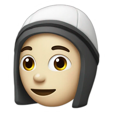 Un blanc qui tape un noir sticker