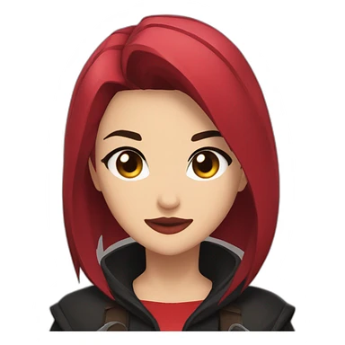 Ruby Rose from RWBY sticker