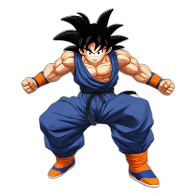 Son goku ultras instinct sticker
