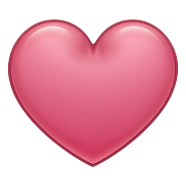 Thin reddish-pink Hollow Heart thinly  outline lines sticker
