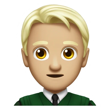 a Draco Malfoy emoji sticker
