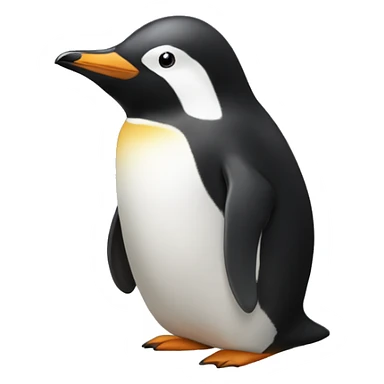 genera un emoji de un pinguino egresado sticker