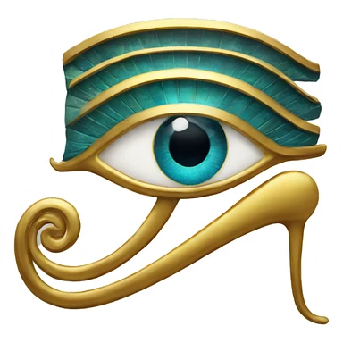 eye of horus besides eye of ra sticker