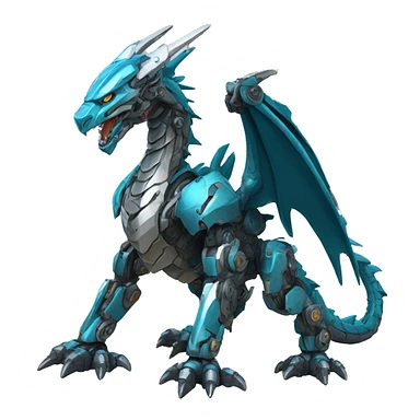Mecha Dragon full body sticker