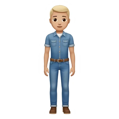 Use the following image but change the clothes to jeans and shirts sticker