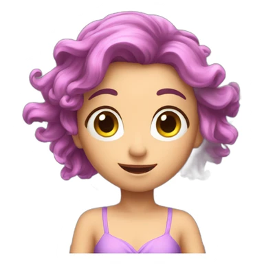 flying fairy sticker