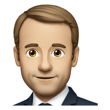 Macron from France  sticker