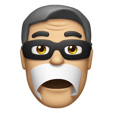 Toilet paper burglar  sticker