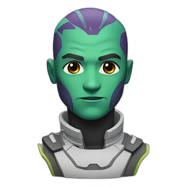 Galaxy guardian Drax sticker