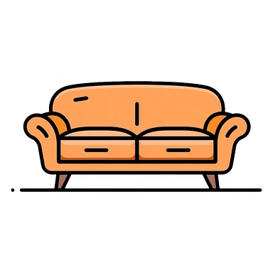 sofa couch sticker