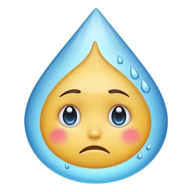water eye sad emoji sticker