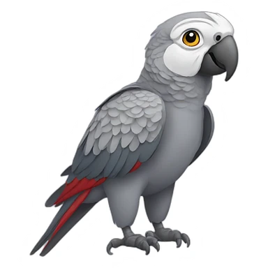Grey Parrot sticker