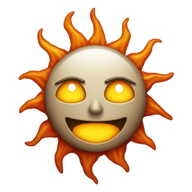 SUN IN HELL sticker