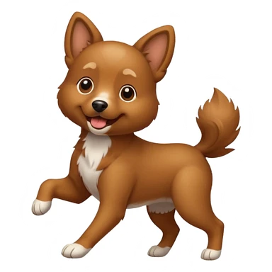 dancing dog sticker